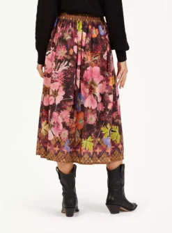 THOUGHT Emelia Tencel Midi Skirt 6 10 THOUGHT Emelia Tencel Midi Skirt 6 -Fit In Dress Sales tuc143347845 Red R Z004A