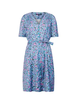 FRENCH CONNECTION Alezzia Ely Jacquard Ss Dress 16