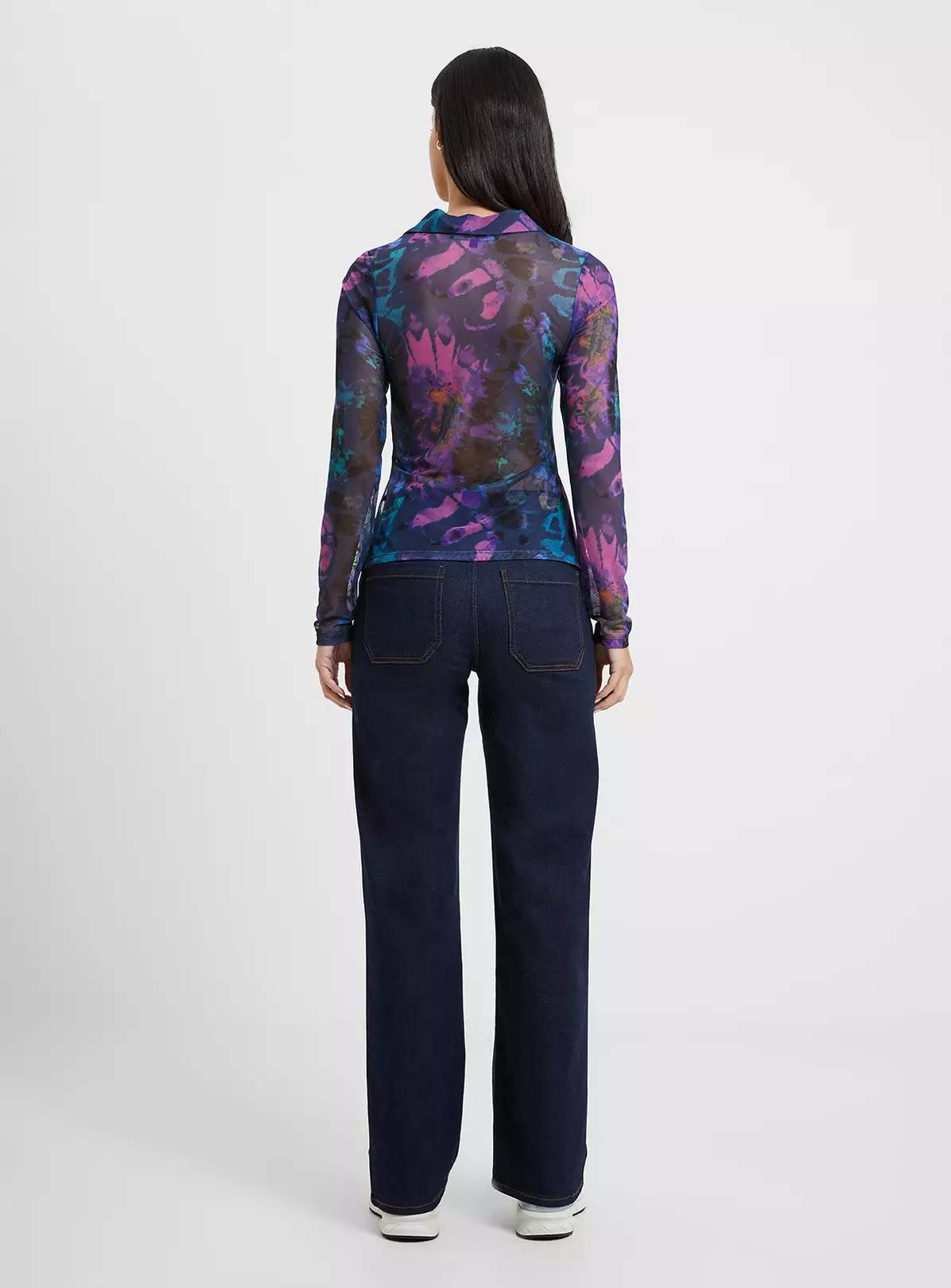 FRENCH CONNECTION Toni Mesh Gabriela Top XS 2 FRENCH CONNECTION Toni Mesh Gabriela Top XS - Image 2