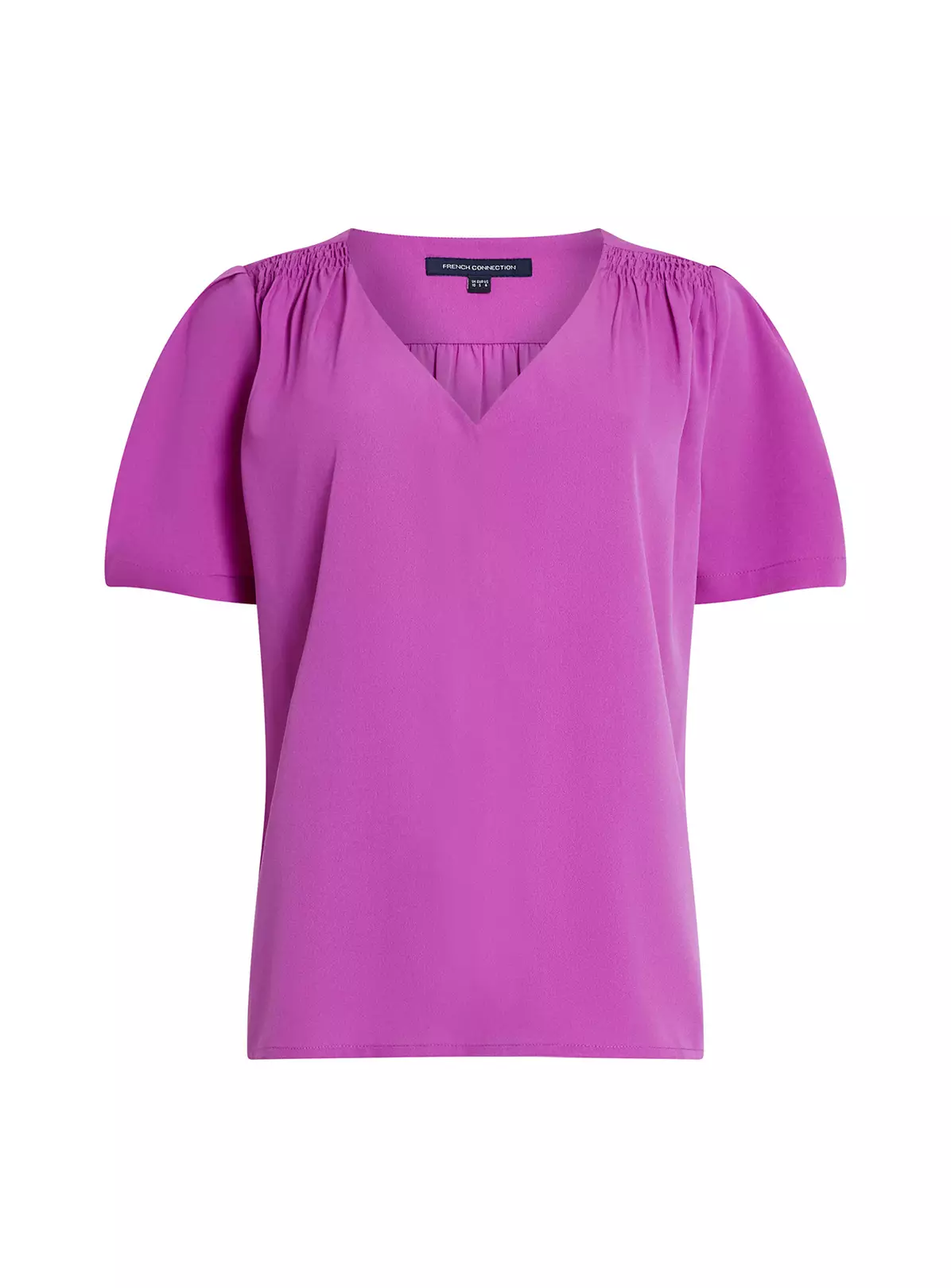 FRENCH CONNECTION Crepe Light V Neck Top S 1 FRENCH CONNECTION Crepe Light V Neck Top S