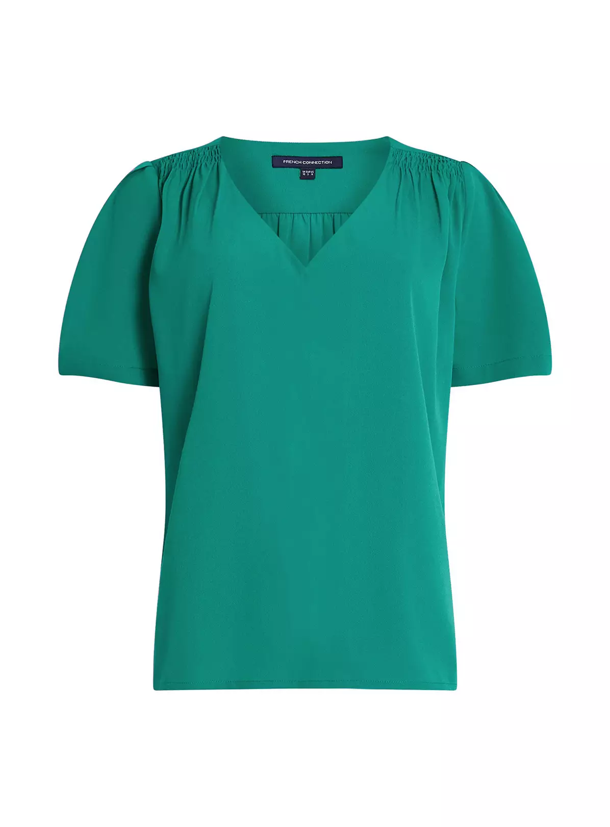 FRENCH CONNECTION Crepe Light V Neck Top M 1 FRENCH CONNECTION Crepe Light V Neck Top M