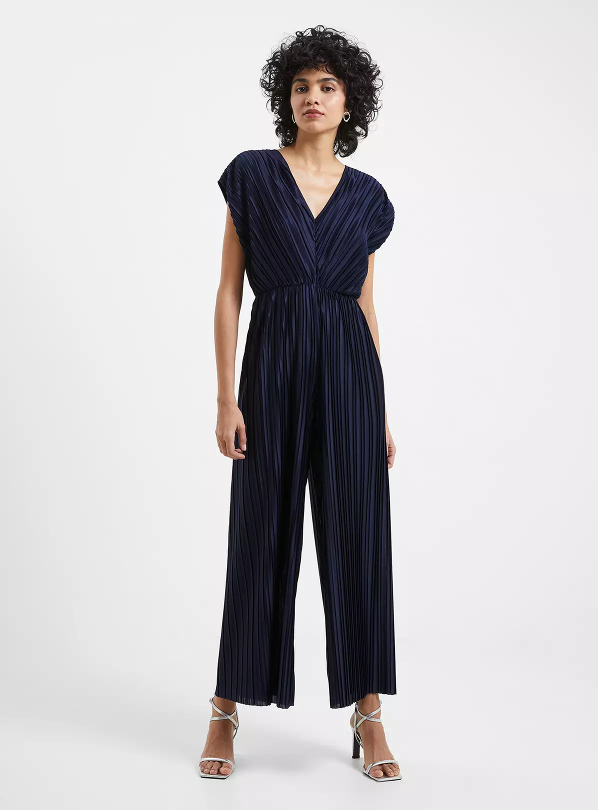FRENCH CONNECTION Regi Pleated Jumpsuit S 2 FRENCH CONNECTION Regi Pleated Jumpsuit S - Image 2