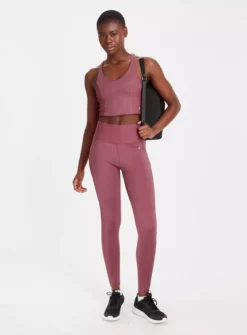 Active Plum Ribbed Panel Coord Crop Top XL -Fit In Dress Sales tuc143418148 Plum R Z002A 1