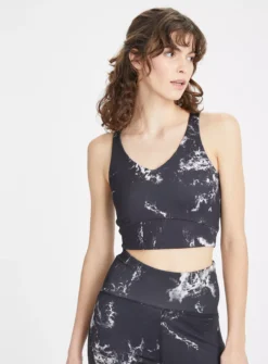 Active Mono Marble Crop Top M -Fit In Dress Sales tuc143418471 Mono R Z001A 1