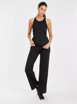 Active Black Yoga Fitted Vest XXL