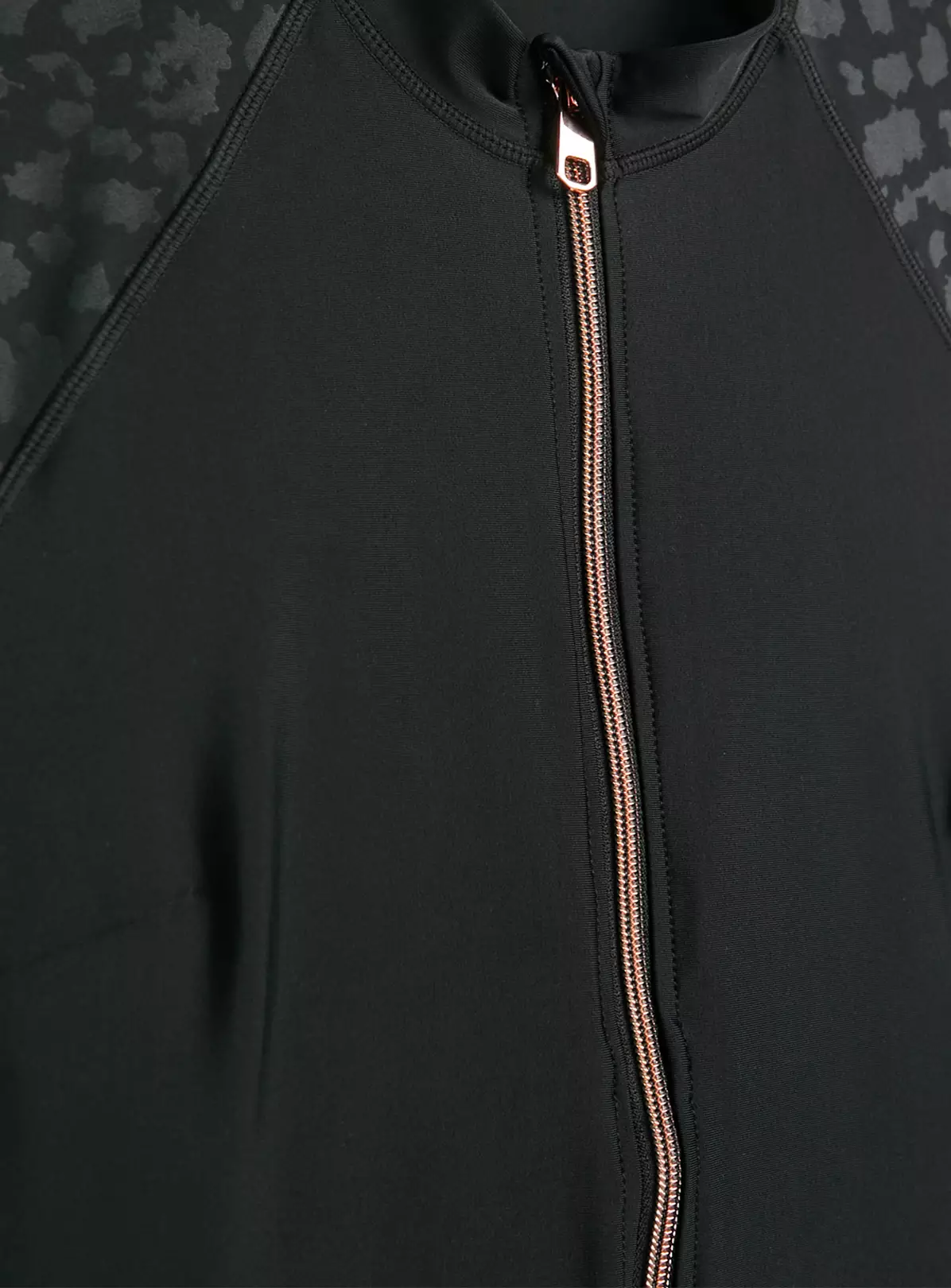 Black Zip-Through Leopard Long Sleeve Rash Suit 16 1 Black Zip-Through Leopard Long Sleeve Rash Suit 16