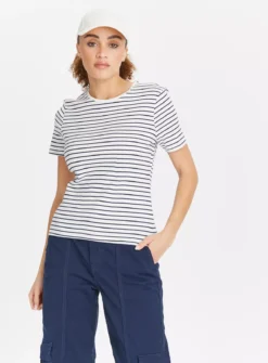 Navy & Striped Slim Fit T-Shirts 2 Pack 24 10 Navy & Striped Slim Fit T-Shirts 2 Pack 24 -Fit In Dress Sales tuc143454771 Multi20Coloured R Z002A