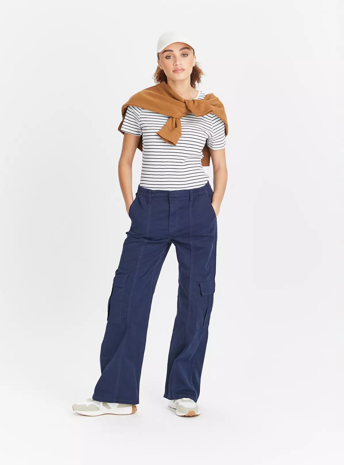 Navy & Striped Slim Fit T-Shirts 2 Pack 24 4 Navy & Striped Slim Fit T-Shirts 2 Pack 24 - Image 4