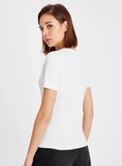 White Slim Fit T-Shirt 18