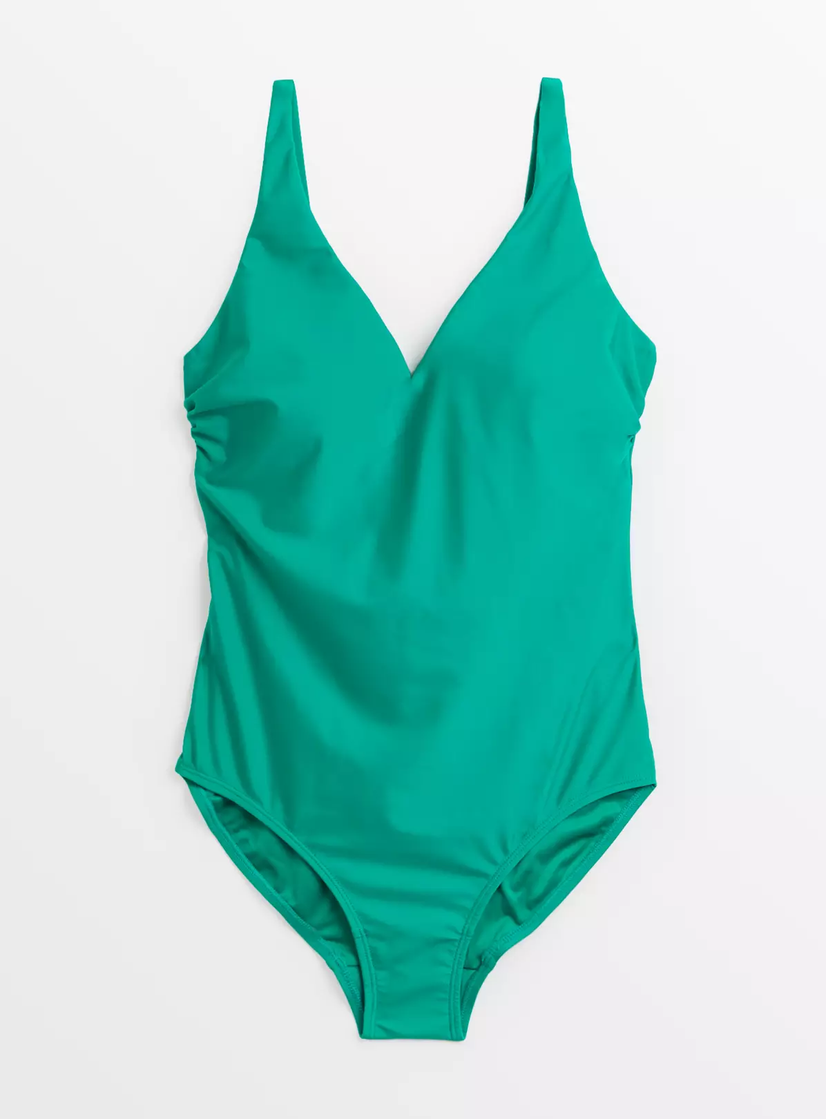 Green Classic Plunge Swimsuit20 1 Green Classic Plunge Swimsuit20