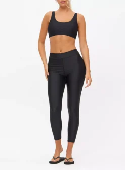 Black Swim Leggings 22