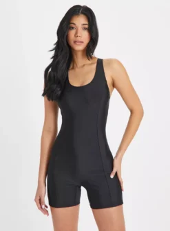 Black Side Stripe Short Swimsuit18 6 Black Side Stripe Short Swimsuit18 -Fit In Dress Sales tuc143455707 Black R Z001A