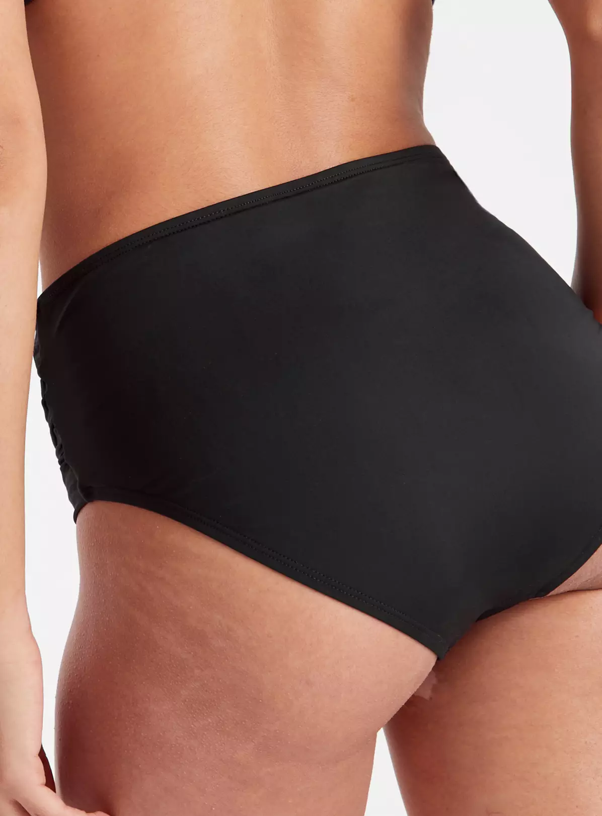 Black Ruched Bikini Bottoms 16 1 Black Ruched Bikini Bottoms 16