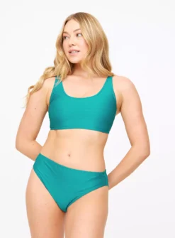 Teal Textured Bikini Bottoms 16 7 Teal Textured Bikini Bottoms 16 -Fit In Dress Sales tuc143460653 Green R Z001A