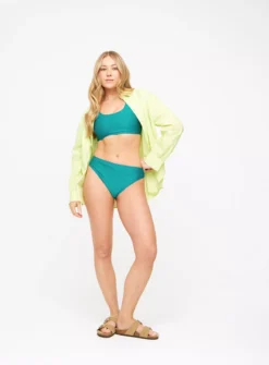 Teal Textured Bikini Bottoms 8 6 Teal Textured Bikini Bottoms 8 -Fit In Dress Sales tuc143460653 Green R Z002A 1