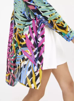 Tropical Palm Print Beach Shirt 18 6 Tropical Palm Print Beach Shirt 18 -Fit In Dress Sales tuc143460805 Multi20Coloured R Z003A