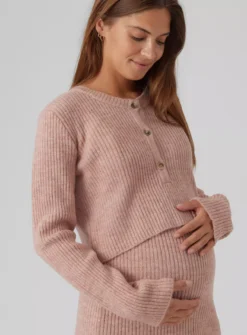MAMALICIOUS MIsla Lia Long Sleeve Knit Crop Top XXL 8 MAMALICIOUS MIsla Lia Long Sleeve Knit Crop Top XXL -Fit In Dress Sales tuc143463184 Light20Pink R Z002A