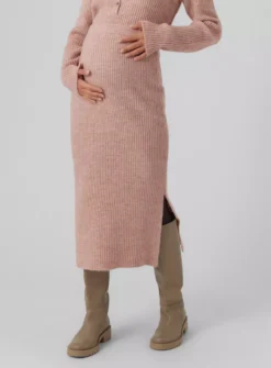 MAMALICIOUS MIsla Knit Midi Skirt XXL 7 MAMALICIOUS MIsla Knit Midi Skirt XXL -Fit In Dress Sales tuc143463387 Light20Pink R Z001A