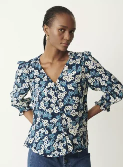 FINERY Cathy Top 16 7 FINERY Cathy Top 16 -Fit In Dress Sales tuc143490650 Blue R Z001A