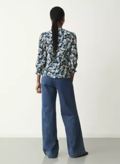 FINERY Cathy Top 16 6 FINERY Cathy Top 16 -Fit In Dress Sales tuc143490650 Blue R Z004A