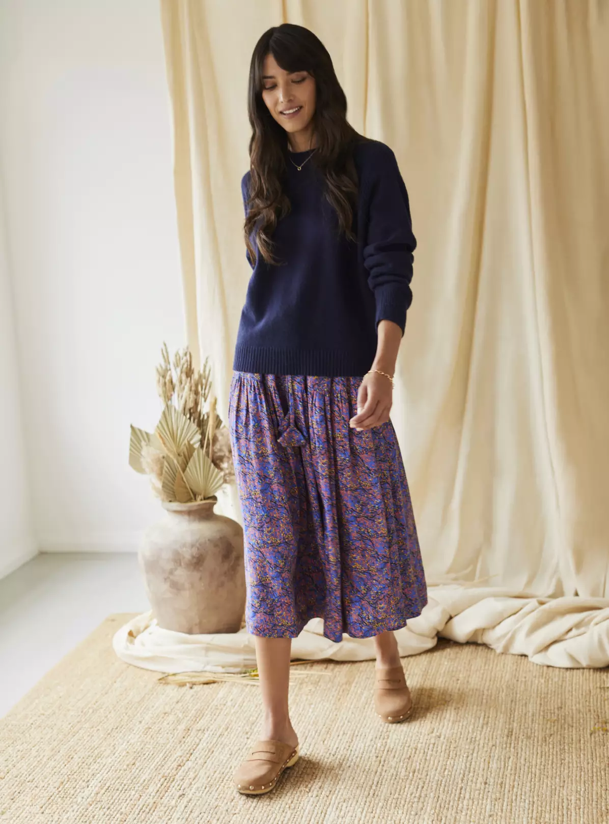 THOUGHT Fawn Lenzing Ecovero Printed Skirt 16 4 THOUGHT Fawn Lenzing Ecovero Printed Skirt 16 - Image 4