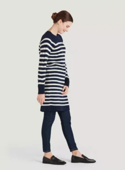 THOUGHT Celaeno Striped Lambswool Knitted Dress 8
