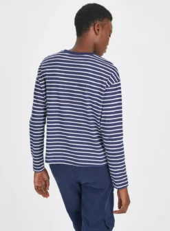 Navy Stripe Boxy Fit Top 10 7 Navy Stripe Boxy Fit Top 10 -Fit In Dress Sales tuc143559477 Navy R Z004A