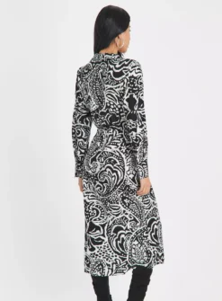 Mono Floral Print Wrap Midi Dress 18 -Fit In Dress Sales tuc143638440 Mono R Z004A