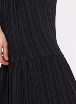 Black Tiered Maxi Skirt 20