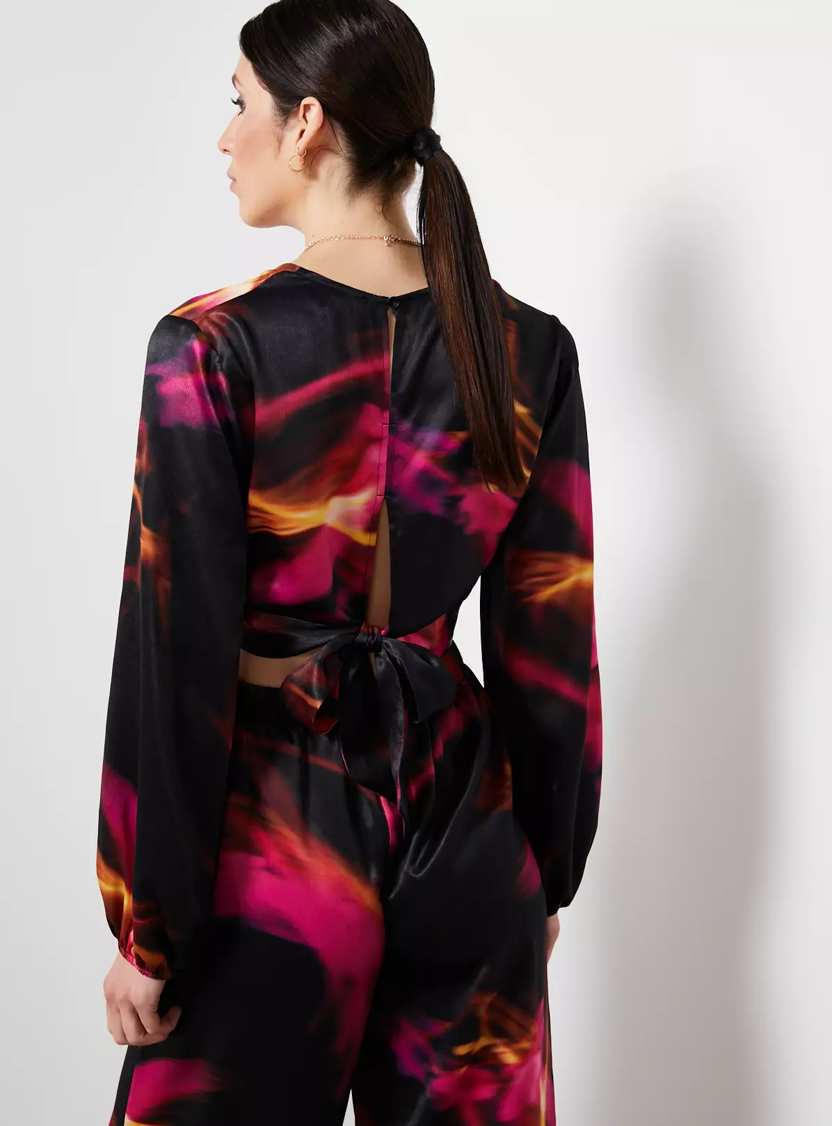 For All The Love Printed Tie Back Co-ord Top 18 4 For All The Love Printed Tie Back Co-ord Top 18 - Image 4