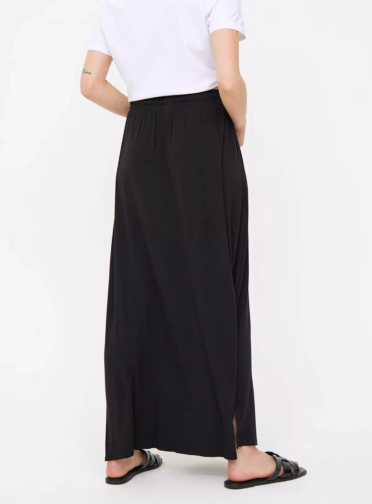 Black Jersey Maxi Skirt 14 1 Black Jersey Maxi Skirt 14