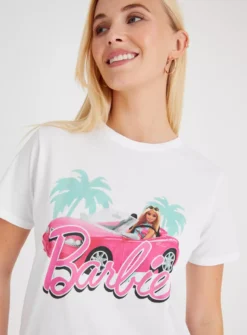 Barbie White T-Shirt 20 7 Barbie White T-Shirt 20 -Fit In Dress Sales tuc143681641 White R Z003A