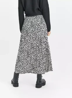 Mono Animal Print Pleated Midaxi Skirt 12 7 Mono Animal Print Pleated Midaxi Skirt 12 -Fit In Dress Sales tuc143686337 Mono R Z004A