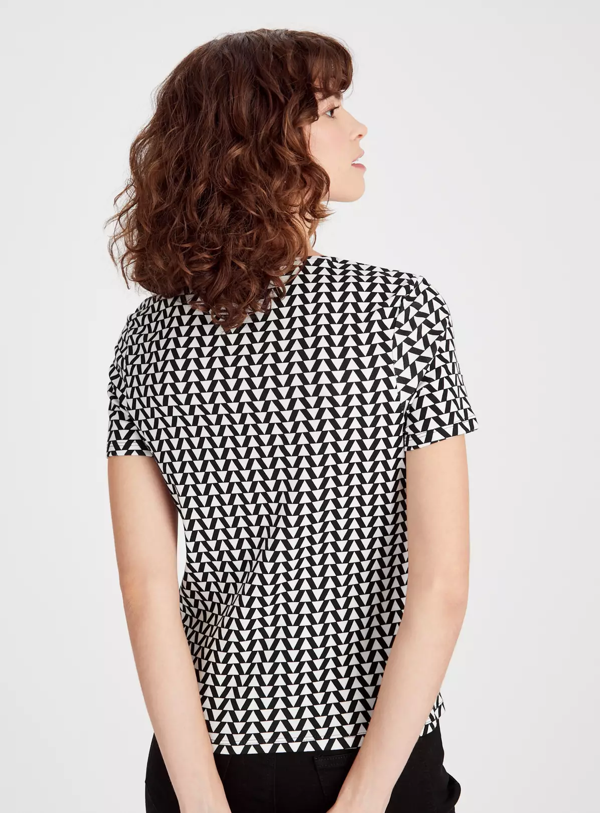 Mono Geometric Print T-Shirt 12 1 Mono Geometric Print T-Shirt 12