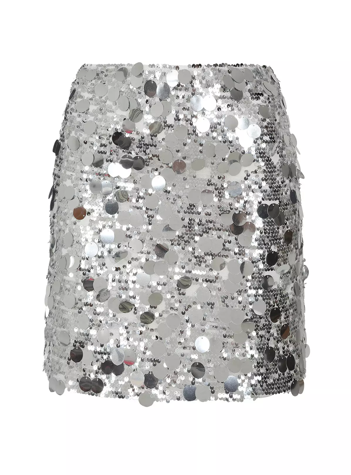 VOGUE WILLIAMS Silver Sequin Skirt 16 3 VOGUE WILLIAMS Silver Sequin Skirt 16 - Image 3