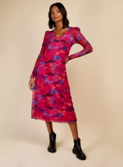 VOGUE WILLIAMS Printed Mesh Midaxi 18 8 VOGUE WILLIAMS Printed Mesh Midaxi 18 -Fit In Dress Sales tuc143713180 Multi20Coloured R Z001A