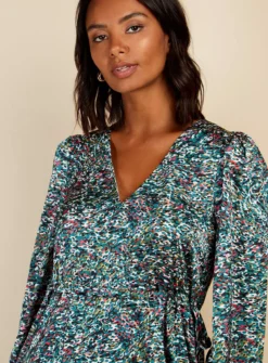 VOGUE WILLIAMS Green Print Midaxi 10 -Fit In Dress Sales tuc143713593 Multi20Coloured R Z005A