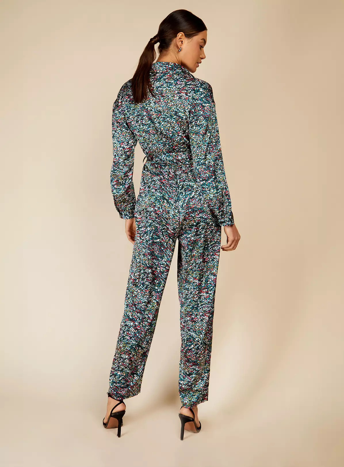 VOGUE WILLIAMS Green Print Jsuit 8 2 VOGUE WILLIAMS Green Print Jsuit 8 - Image 2