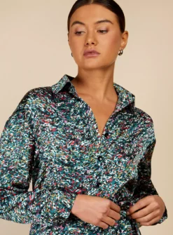 VOGUE WILLIAMS Green Print Jsuit 8