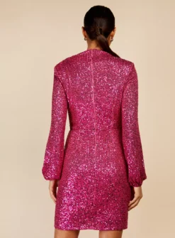 VOGUE WILLIAMS Pink Sequin Mini 18 7 VOGUE WILLIAMS Pink Sequin Mini 18 -Fit In Dress Sales tuc143714262 Pink R Z004A