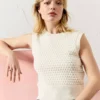 EVERBELLE Cream Bobble Stitch Tank 20