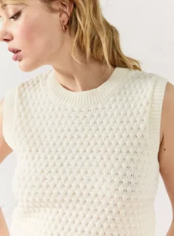 EVERBELLE Cream Bobble Stitch Tank 20 6 EVERBELLE Cream Bobble Stitch Tank 20 -Fit In Dress Sales tuc143720620 Cream R Z002A