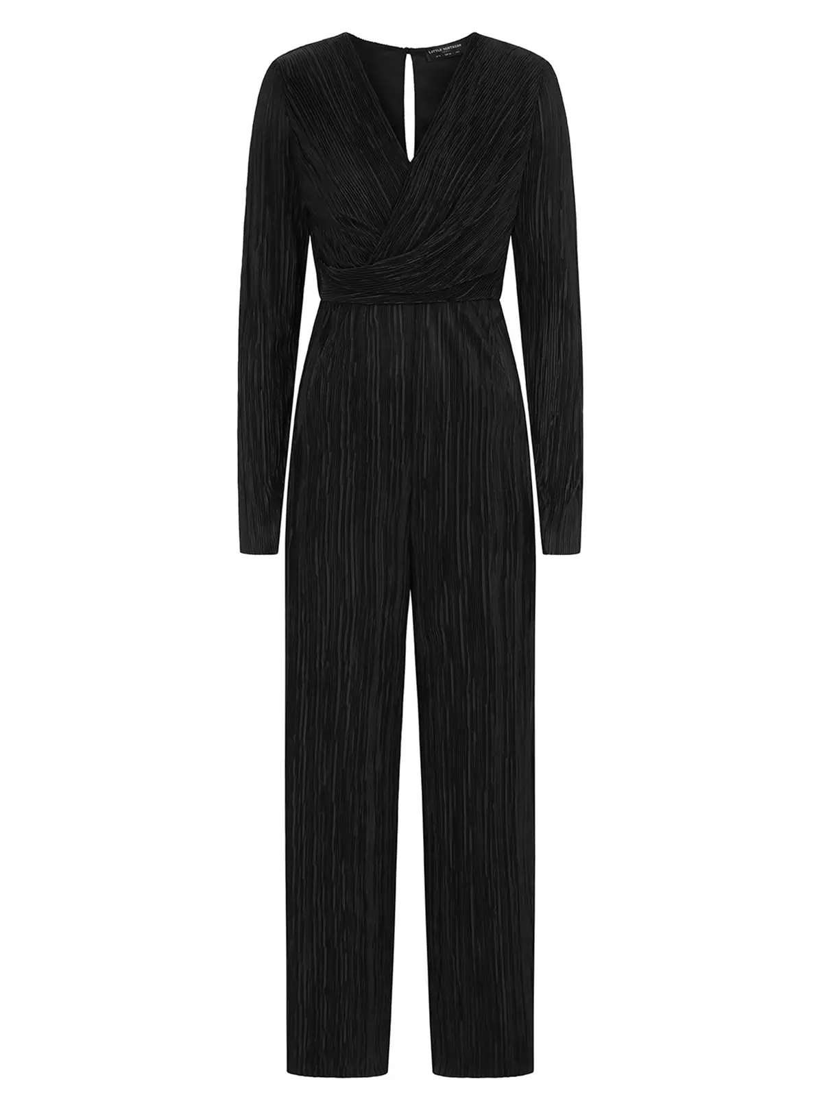 VOGUE WILLIAMS Black Plisse Jsuit 8 5 VOGUE WILLIAMS Black Plisse Jsuit 8 - Image 5