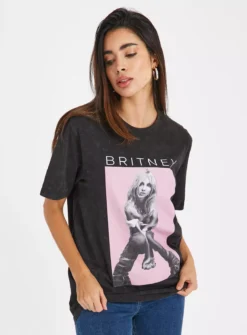 Charcoal Britney Oversized T-Shirt XL 7 Charcoal Britney Oversized T-Shirt XL -Fit In Dress Sales tuc143754230 Charcoal R Z001A