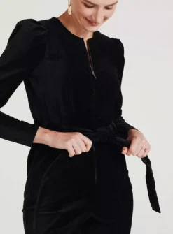 THOUGHT Aubrie Organic Cotton Velvet Jumpsuit 16