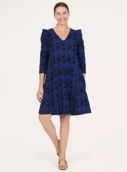 THOUGHT Simone Organic Cotton Broderie Shift Dress 18 9 THOUGHT Simone Organic Cotton Broderie Shift Dress 18 -Fit In Dress Sales tuc143791284 Dark20Blue R Z002A