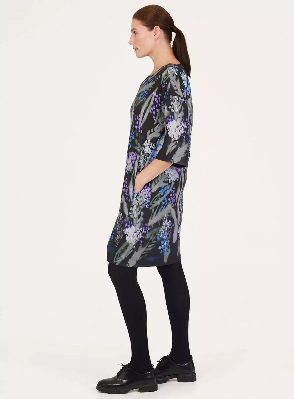 THOUGHT Sylva Tencel Crepe Shift Dress 16 2 THOUGHT Sylva Tencel Crepe Shift Dress 16 - Image 2