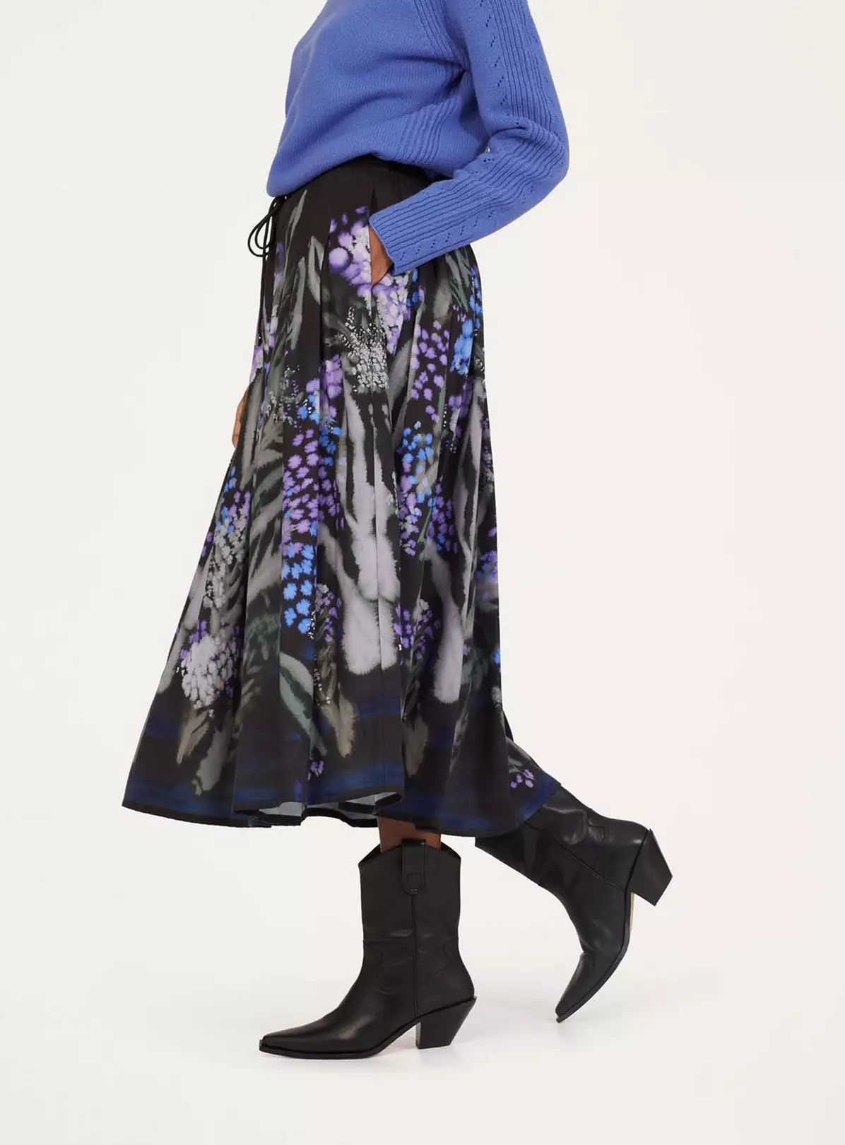 THOUGHT Sylva Tencel Crepe Skirt 6 3 THOUGHT Sylva Tencel Crepe Skirt 6 - Image 3