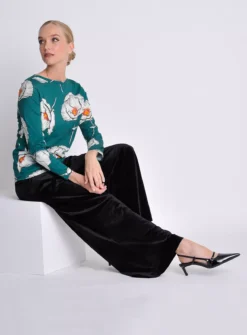 BURGS Carey Long Sleeve Jersey Top 16 9 BURGS Carey Long Sleeve Jersey Top 16 -Fit In Dress Sales tuc143797037 Green R Z004A 1