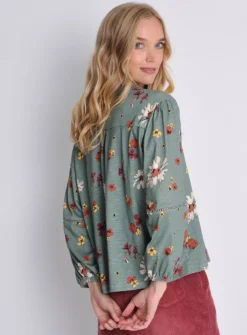 BURGS Penpethy Jersey Top With Ladder Trim 14 -Fit In Dress Sales tuc143798523 Green R Z002A